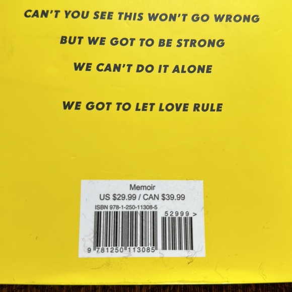 LET LOVE RULE NWT LENNY KRAVITZ memoir - Picture 3 of 3